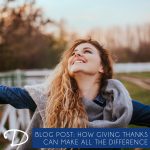 giving thanks can make all the difference